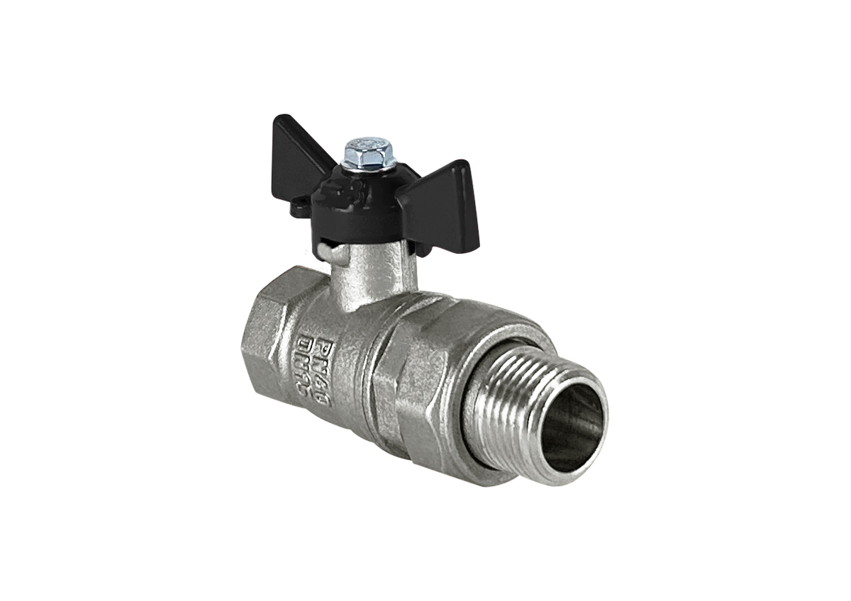 Шаровой кран Valfex ВР/НР 3/4" / VF.227.NB1.034.N/P59 (бабочка)