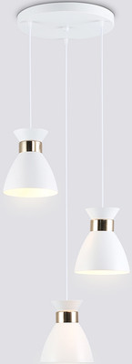 Люстра Ambrella TR8467/3 WH/FGD (белый/золото) - 