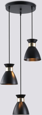 Люстра Ambrella TR8469/3 BK/FGD (черный/золото) - 