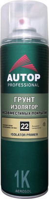 Грунтовка автомобильная AUTOP №22 Изолятор несовместимых покрытий ATP-A07825 (650мл, песочный) -