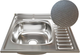 Мойка кухонная Mixline L 555230 (с сифоном) - 