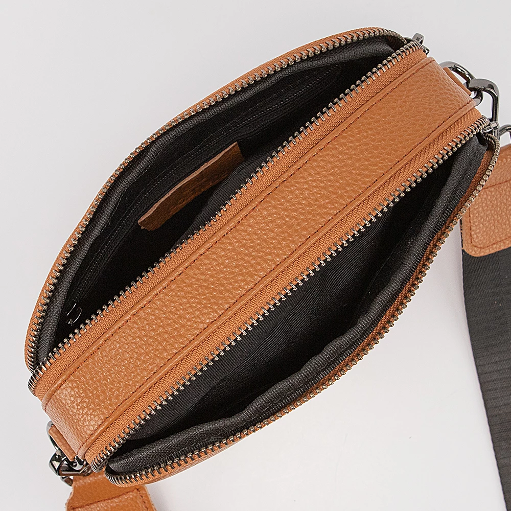 Сумка Poshete 886-60051H-LCM (Dark Camel) — фото 4