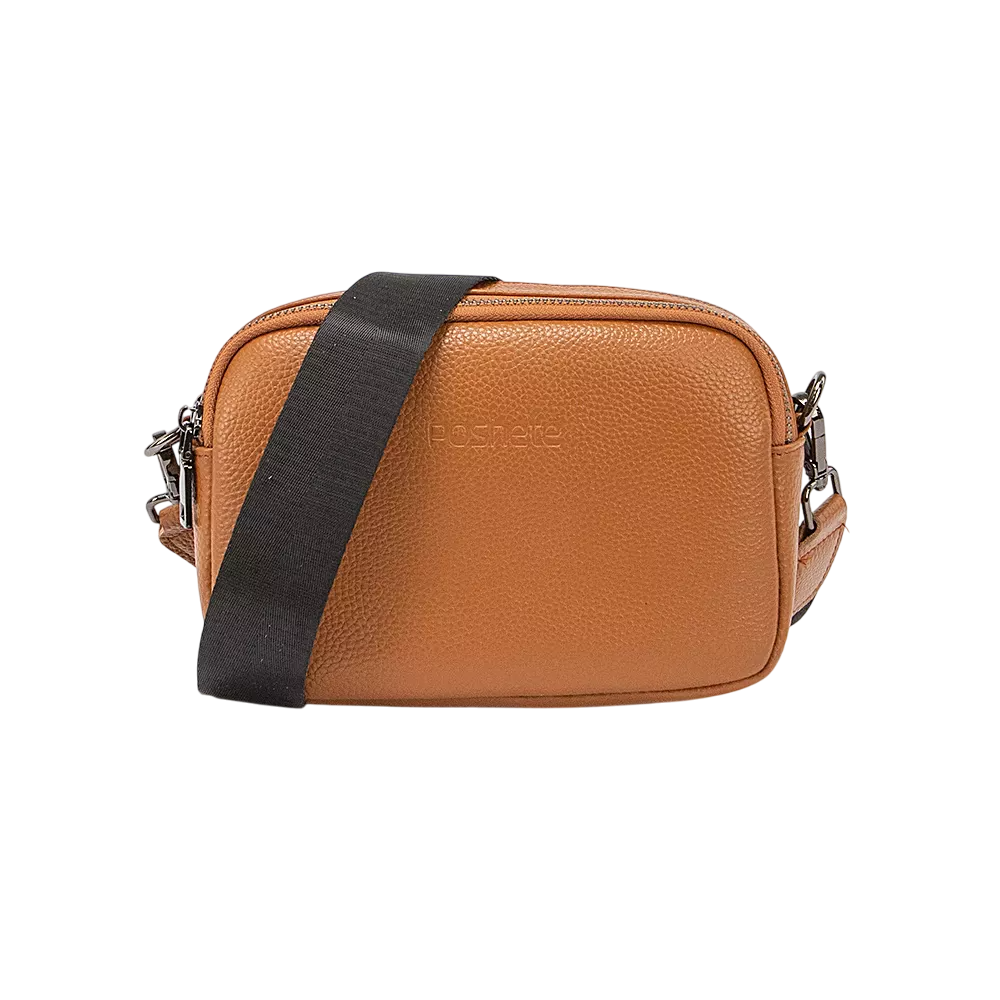 Сумка Poshete 886-60051H-LCM (Dark Camel)