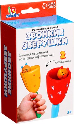 

Развивающий игровой набор, IQ Звонкие зверушки / 10091212