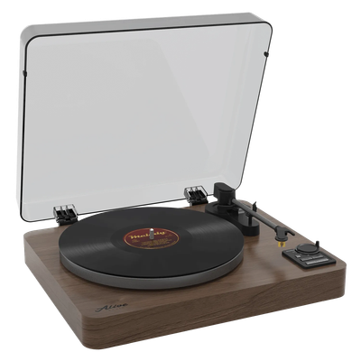 Проигрыватель виниловых пластинок Alive Audio Magna с Bluetooth AA-AMA-01-WD (дерево) - 