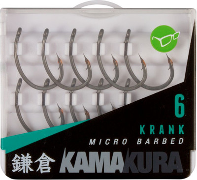Набор крючков рыболовных Korda Kamakura Krank №6 / KAM08 -