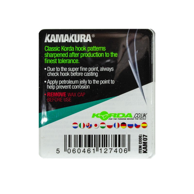 Набор крючков рыболовных Korda Kamakura Krank №8 / KAM07 (10шт) — фото 3