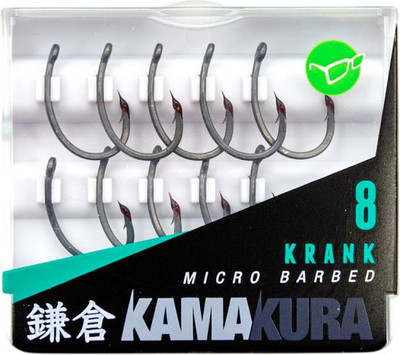 Набор крючков рыболовных Korda Kamakura Krank №8 / KAM07 (10шт) -