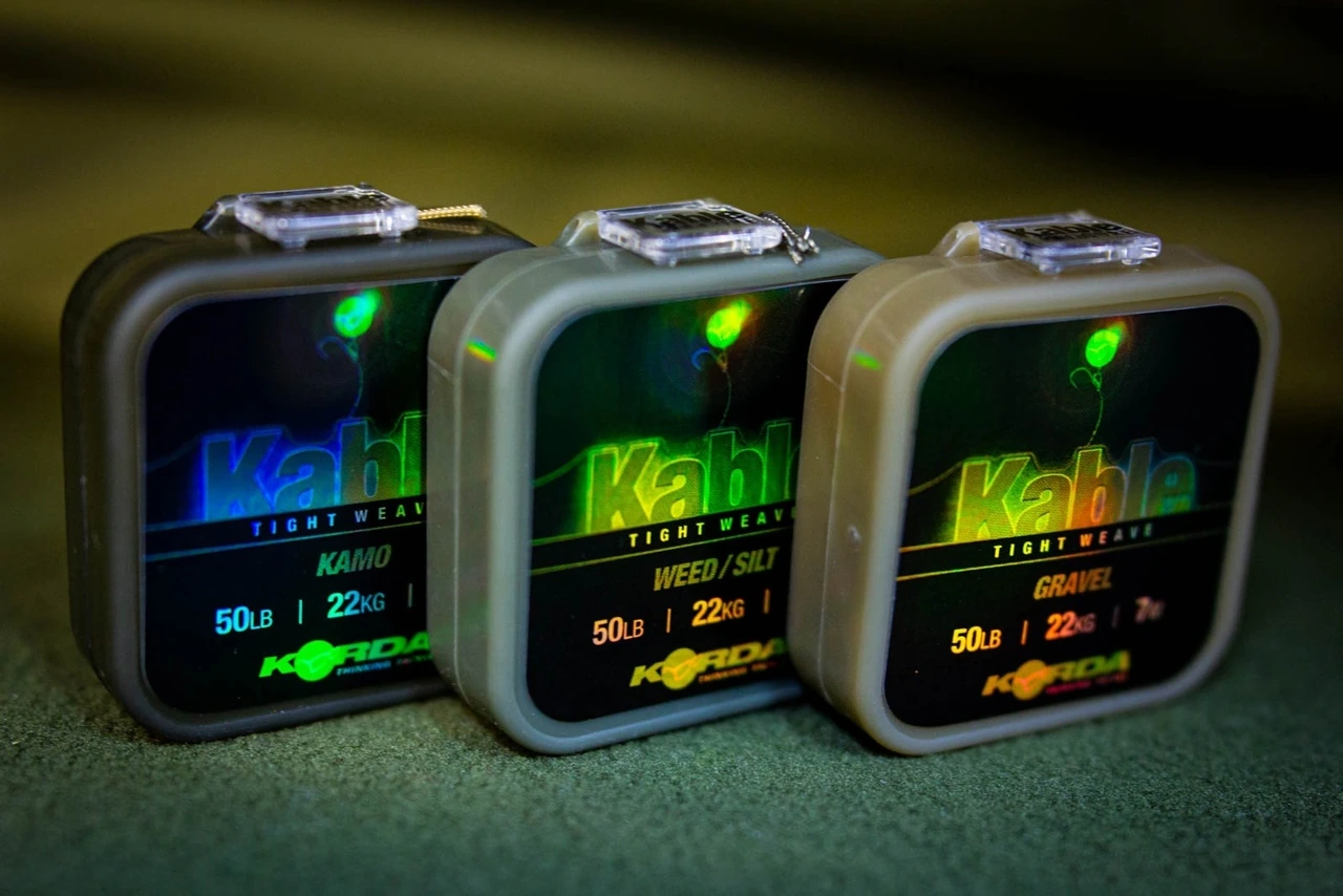 Лидкор рыболовный Korda Kable Tight Weave 7м Gravel / KAB002 — фото 6