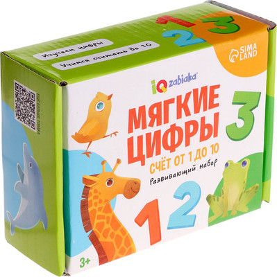 

Развивающий игровой набор, IQ Мягкие цифры. Счет от 1 до 10 / 10697361