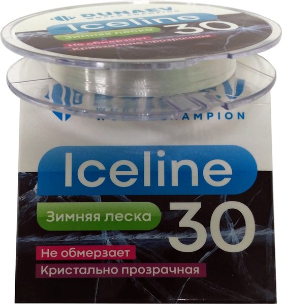 Леска монофильная Dunaev Ice Line 30m  0.16мм / DVF014