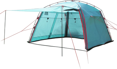 Туристический шатер BTrace Camp / T0465 (зеленый/красный) - 