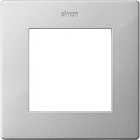 Рамка для выключателя Simon 2400610-033 (алюминий) - 