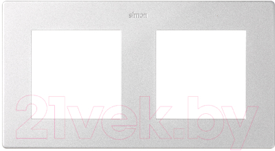 Рамка для выключателя Simon 2400620-033 (алюминий)