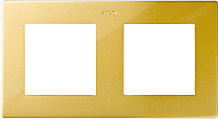 Рамка для выключателя Simon 2400620-066 (золото) - 