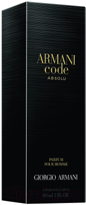 Парфюмерная вода Giorgio Armani Code Absolu (60мл)
