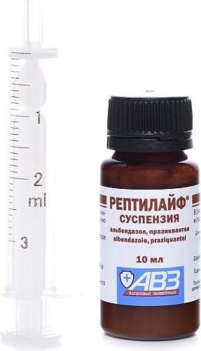 Суспензия от глистов Агроветзащита Рептилайф (10мл)