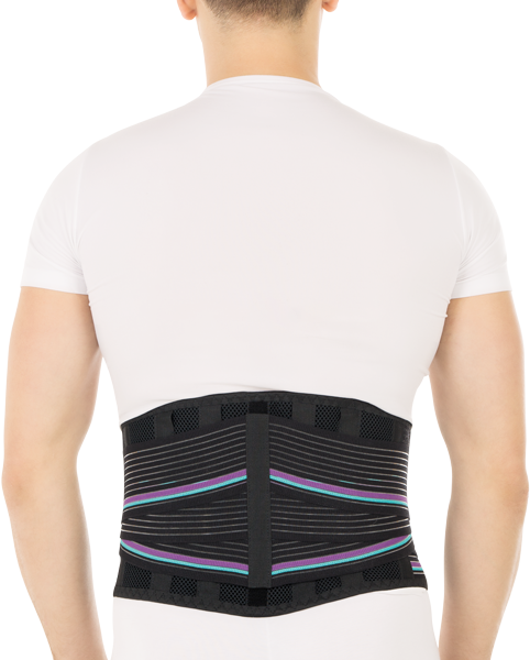 Корсет ортопедический пояснично-крестцовый Медиана Т.58.93 (XL, черный) — фото 3