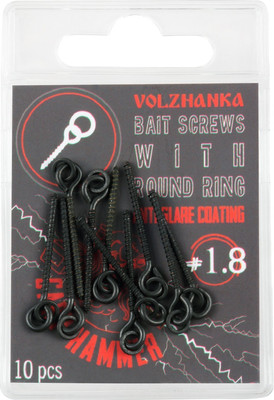 Набор креплений для бойлов Волжанка Bait Screw 18мм / SRVBS18-4.2 (10шт) -