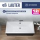 Ванна акриловая Lauter Oasis 170 / 21203070 (с каркасом, лицевым экраном черного цвета) - 