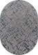Ковер Merinos Liman F164-OVAL-GRAY-D.BLUE (1.6х2.3) - 