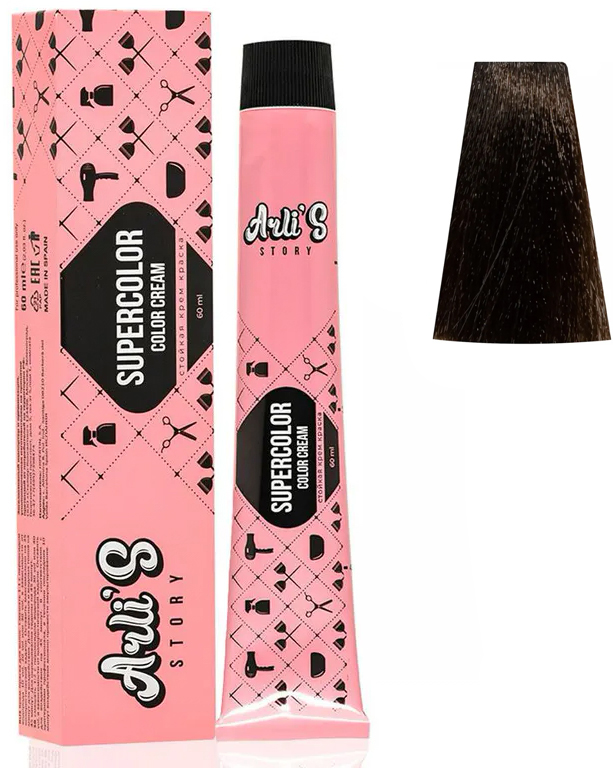 Крем-краска для волос Arli's Story Supercolor Color Cream тон 5.00+ (60мл)