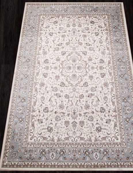 Ковер Merinos Valencia Deluxe F014-STAN-CREAM-L.BLUE (2х3)