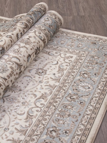 Ковер Merinos Valencia Deluxe F014-STAN-CREAM-L.BLUE (2х3)