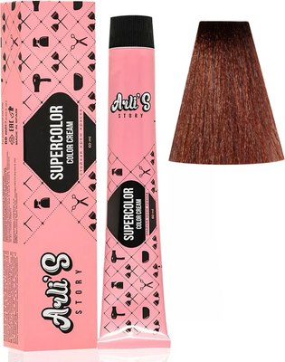 Крем-краска для волос Arli's Story Supercolor Color Cream тон 5.43 (60мл) - 