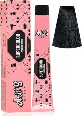 

Крем-краска для волос, Supercolor Color Cream тон 1.00