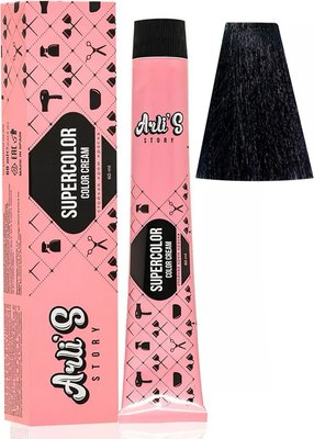 

Крем-краска для волос, Supercolor Color Cream тон 1.1