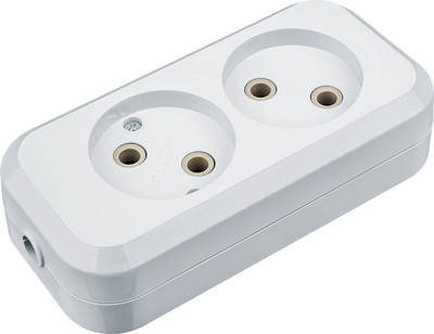 Колодка удлинителя Navigator NCA-BL01-02-X-WH / 61583 (белый) -