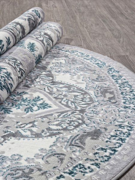 Ковер Merinos Palermo F290-OVAL-GRAY (1.6х2.3)