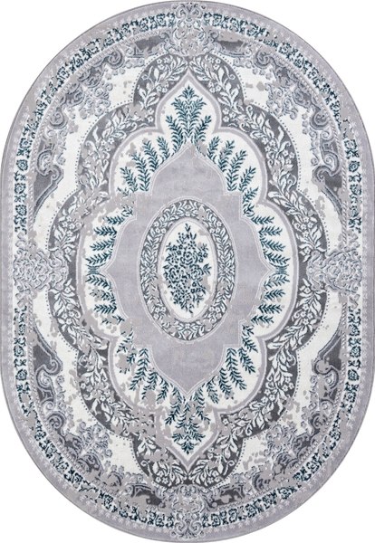 Ковер Merinos Palermo F290-OVAL-GRAY (1.6х2.3)