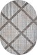 Ковер Merinos Sierra F351-OVAL-CREAM-BLUE (1.8х2.5) - 