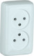 Розетка Hegel РА16-143 (белый) - 