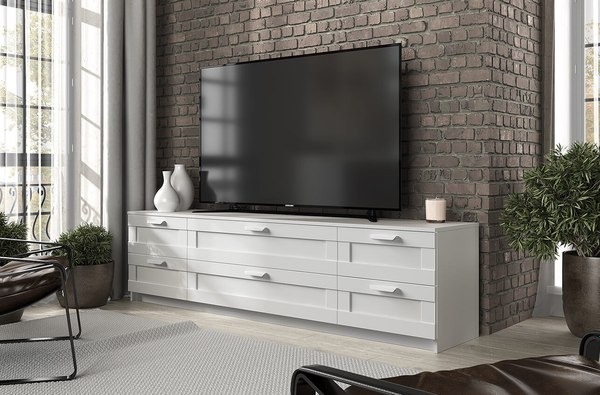 Тумба Anrex Skagen RTV 6S (белый)