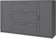 Тумба Anrex Skagen 2D3S (графит) - 