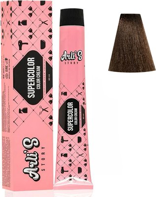 Крем-краска для волос Arli's Story Supercolor Color Cream тон 6.1 (60мл) - 