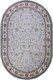 Ковер Merinos Valencia Deluxe d251-OVAL-L.BLUE-BROWN (1.5х3) - 