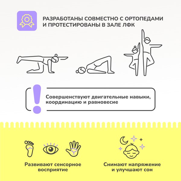 Коврик-пазл Ортодон Лесенка жесткий / ЛЖк