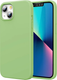 Чехол-накладка Ugreen Silky Silicone Protective Case for iPhone 13 LP544 / 90255 (светло-бирюзовый) - 
