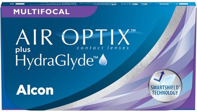 

Контактная линза, HydraGlyde Multifocal Sph +3.00 MED ADD +2.0 R8.6