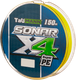 Леска плетеная TauMANN Sonar PE X4 150м 3.5 0.30мм / 06273 (желтый) - 