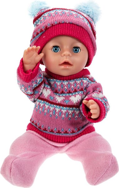 Пупс с аксессуарами Карапуз Y30BB-KNITTED-24-RU