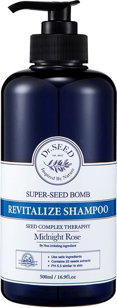 Шампунь для волос Dr.SEED Super Seed Bomb Revitalize Midnight Rose (500мл)