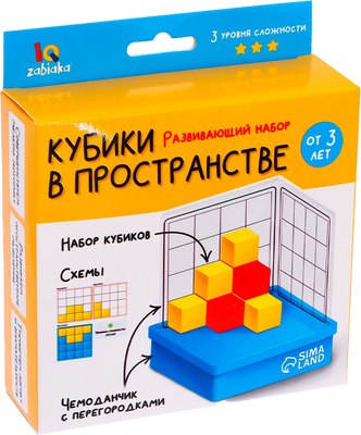 

Развивающий игровой набор, Кубики в пространстве / 7509459