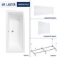 Ванна акриловая Lauter Olympia 170x75 / 21100075 (с каркасом, лицевым и торцевым экранами) - 