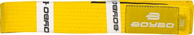 Пояс для кимоно BoyBo BBJJ24BL-К 240см (желтый) - 