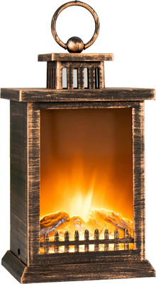 Декоративное освещение Risalux Камин 7895996 (черный с медной патиной) - 